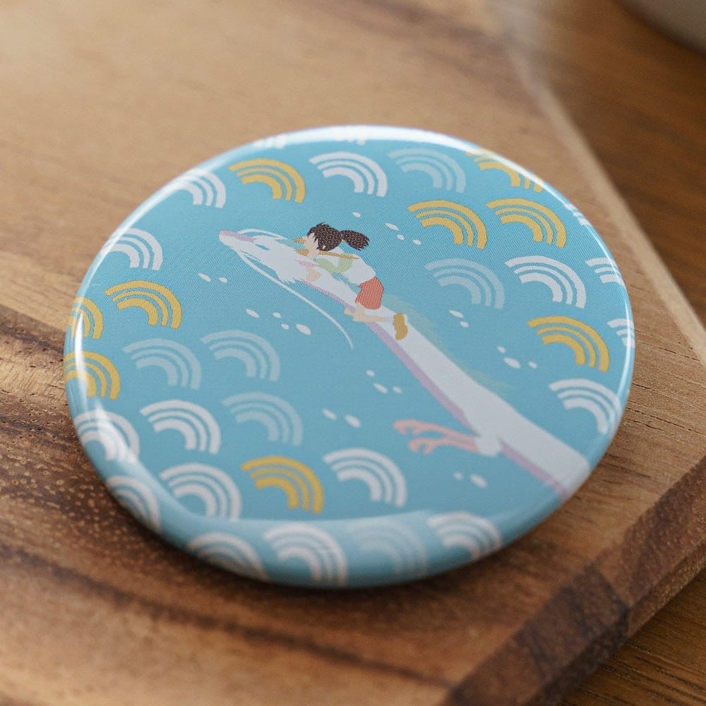 Movic Spirited Away Pin Chihiro & Haku dragon 5 cm | Makochan