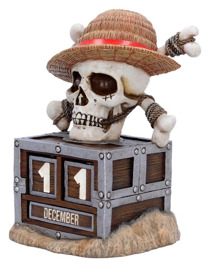 Nemesis Now One Piece Perpetual Calendar Luffy Jolly Roger 16 cm | Makochan
