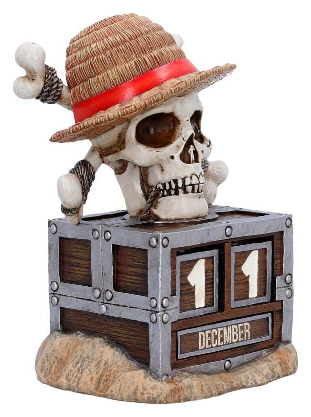 Nemesis Now One Piece Perpetual Calendar Luffy Jolly Roger 16 cm | Makochan