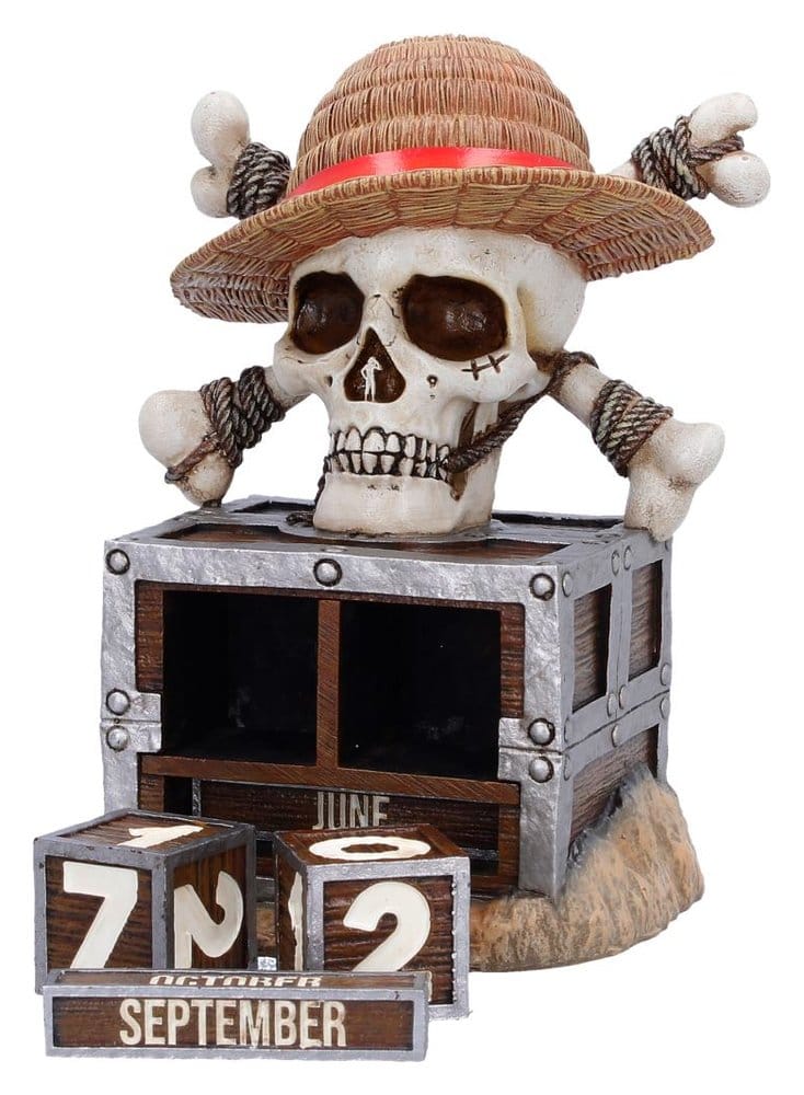 Nemesis Now One Piece Perpetual Calendar Luffy Jolly Roger 16 cm | Makochan