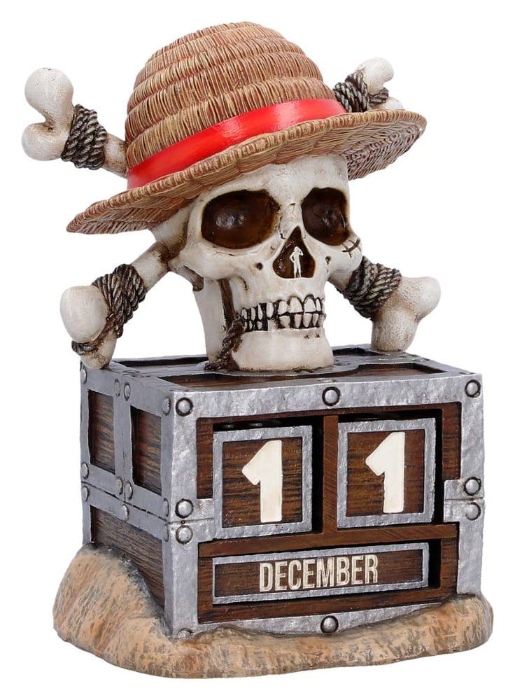 Nemesis Now One Piece Perpetual Calendar Luffy Jolly Roger 16 cm | Makochan