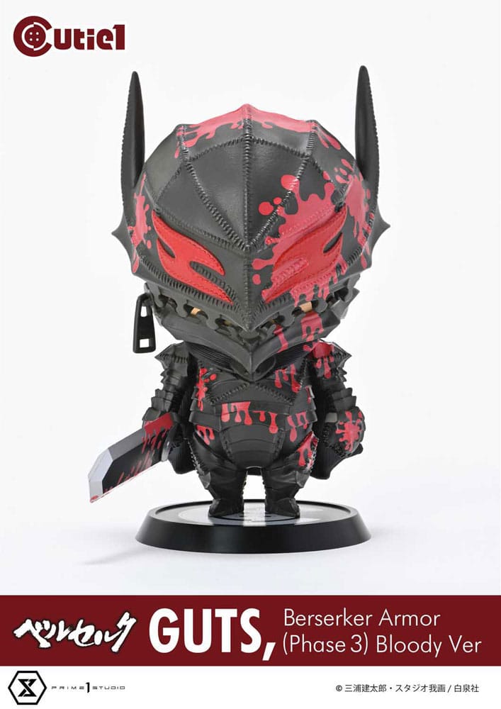Prime 1 Studio Berserk Cutie1 PVC Figure Guts Berserker Armor (Phase 3) Bloody Ver. 12 cm | Makochan