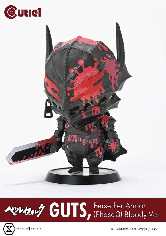 Prime 1 Studio Berserk Cutie1 PVC Figure Guts Berserker Armor (Phase 3) Bloody Ver. 12 cm | Makochan