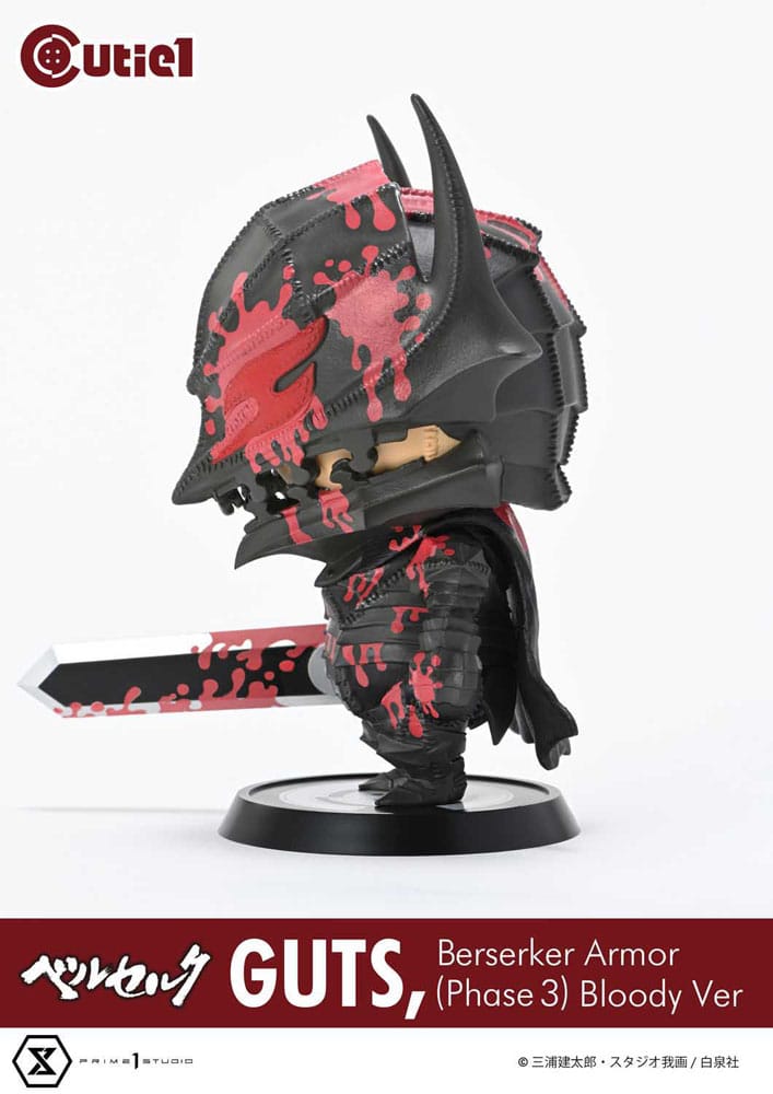Prime 1 Studio Berserk Cutie1 PVC Figure Guts Berserker Armor (Phase 3) Bloody Ver. 12 cm | Makochan
