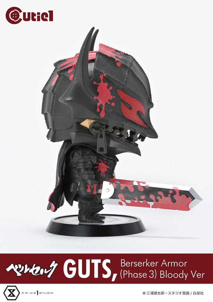 Prime 1 Studio Berserk Cutie1 PVC Figure Guts Berserker Armor (Phase 3) Bloody Ver. 12 cm | Makochan
