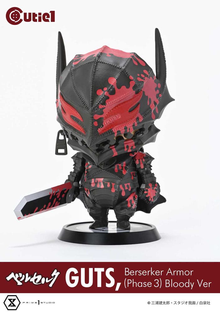 Prime 1 Studio Berserk Cutie1 PVC Figure Guts Berserker Armor (Phase 3) Bloody Ver. 12 cm | Makochan
