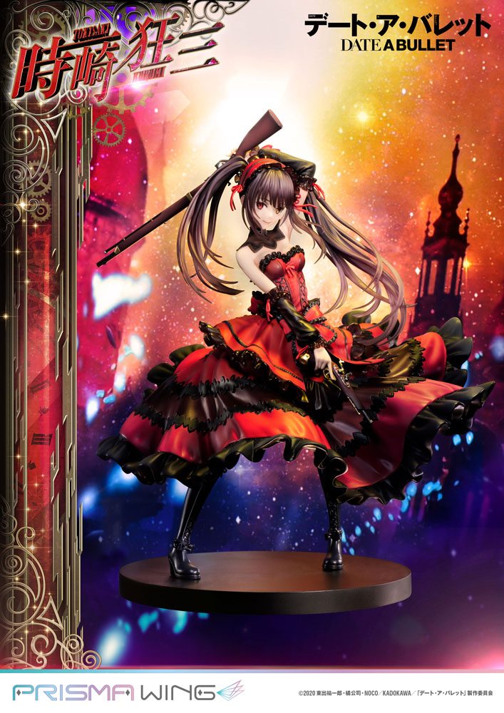 Prime 1 Studio Date A Live Fragment: Date A Bullet Prisma Wing PVC Statue 1/7 Kurumi Tokisaki 27 cm | Makochan