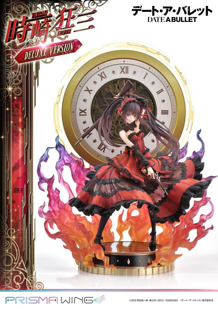 Prime 1 Studio Date A Live Fragment: Date A Bullet Prisma Wing PVC Statue 1/7 Kurumi Tokisaki Deluxe Version 37 cm | Makochan