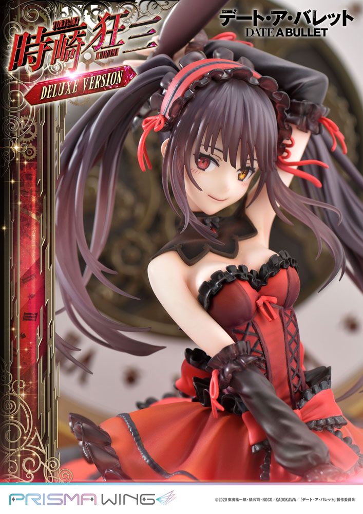 Prime 1 Studio Date A Live Fragment: Date A Bullet Prisma Wing PVC Statue 1/7 Kurumi Tokisaki Deluxe Version 37 cm | Makochan