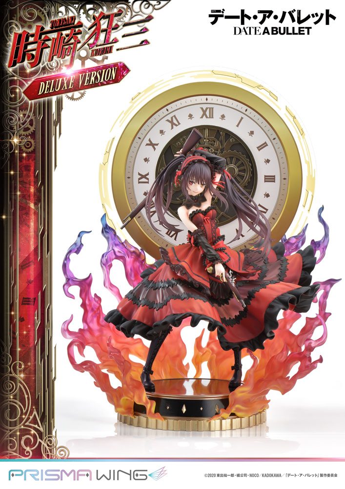 Prime 1 Studio Date A Live Fragment: Date A Bullet Prisma Wing PVC Statue 1/7 Kurumi Tokisaki Deluxe Version 37 cm | Makochan