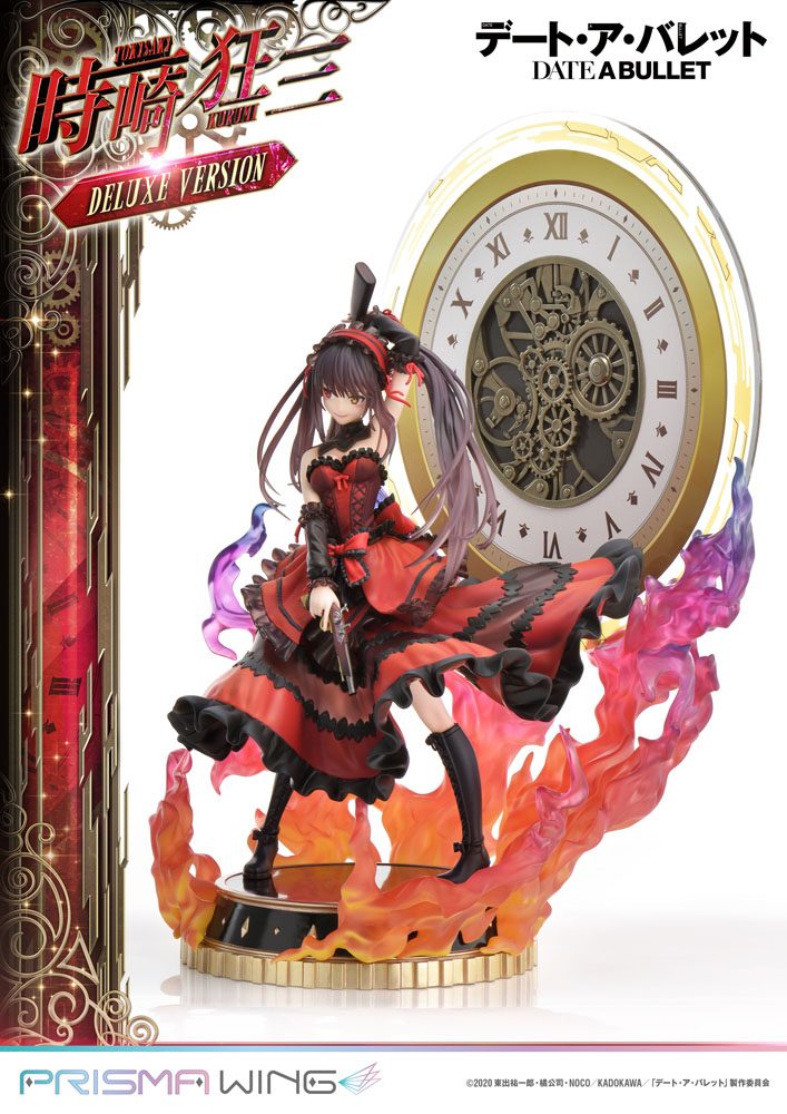 Prime 1 Studio Date A Live Fragment: Date A Bullet Prisma Wing PVC Statue 1/7 Kurumi Tokisaki Deluxe Version 37 cm | Makochan