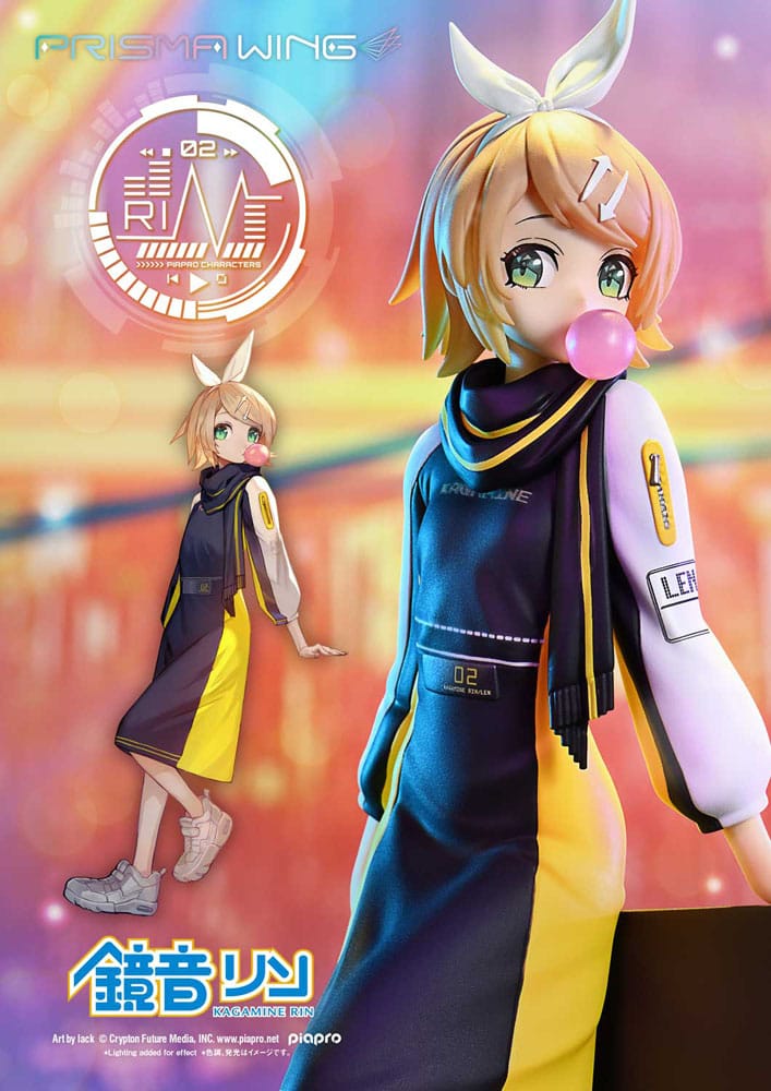 Prime 1 Studio Vocaloid Piapro Characters Prisma Wing PVC Statue 1/7 Kagamine Rin (Art by lack) 21 cm | Makochan
