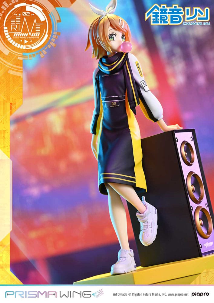 Prime 1 Studio Vocaloid Piapro Characters Prisma Wing PVC Statue 1/7 Kagamine Rin (Art by lack) 21 cm | Makochan