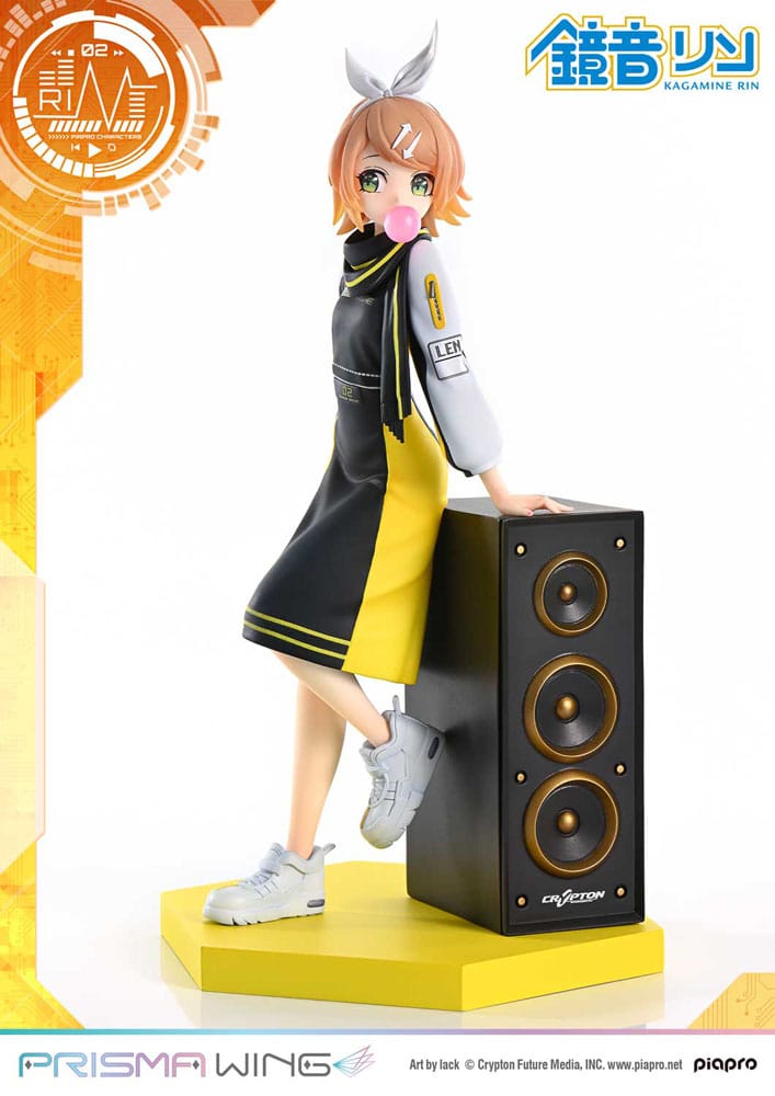 Prime 1 Studio Vocaloid Piapro Characters Prisma Wing PVC Statue 1/7 Kagamine Rin (Art by lack) 21 cm | Makochan