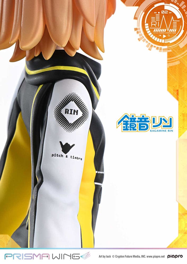 Prime 1 Studio Vocaloid Piapro Characters Prisma Wing PVC Statue 1/7 Kagamine Rin (Art by lack) 21 cm | Makochan
