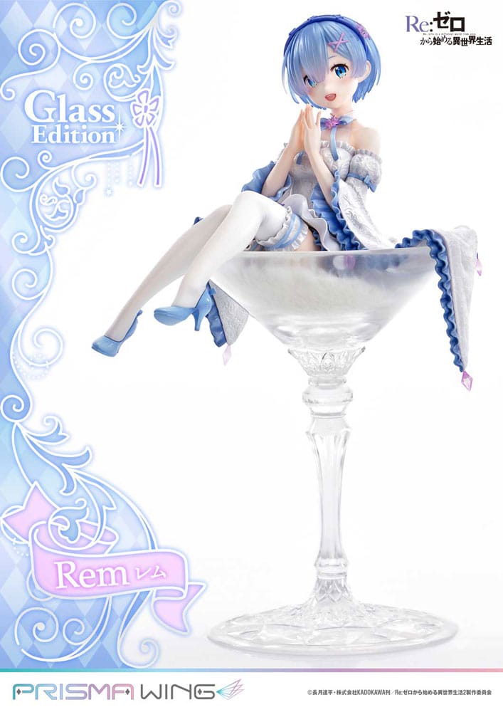 Prime 1 Studio Re:Zero - Starting Life in Another World Prisma Wing PVC Statue 1/7 Rem Glass Edition 23 cm | Makochan