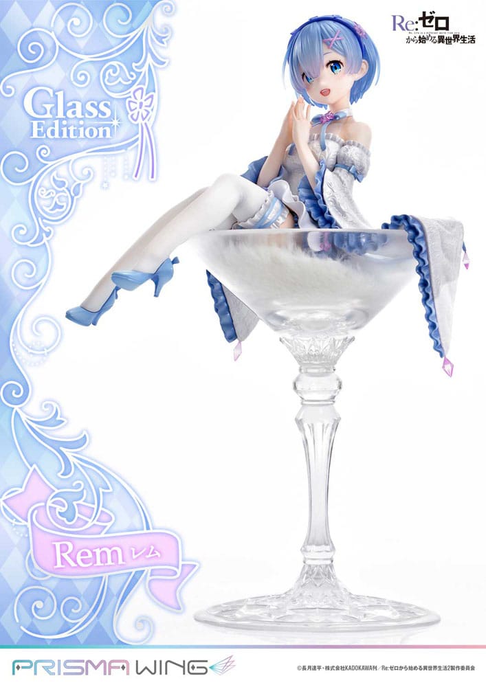 Prime 1 Studio Re:Zero - Starting Life in Another World Prisma Wing PVC Statue 1/7 Rem Glass Edition 23 cm | Makochan
