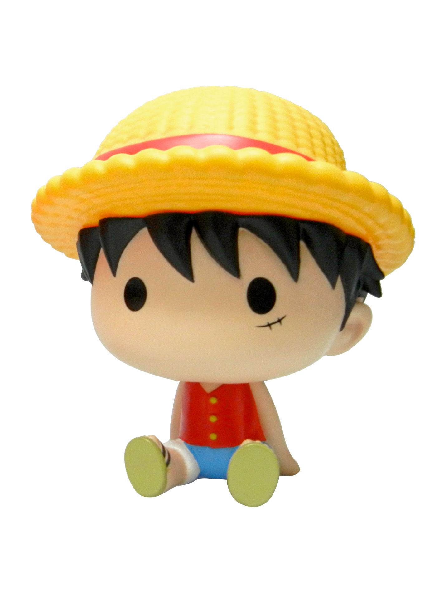 Plastoy One Piece Chibi Bust Bank Luffy 15 cm | Makochan