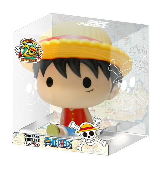 Plastoy One Piece Chibi Bust Bank Luffy 15 cm | Makochan