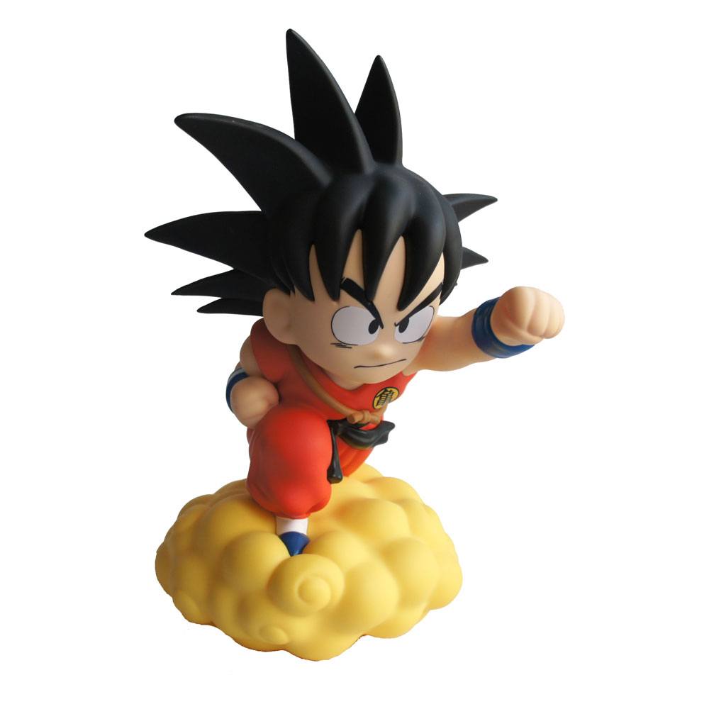 Plastoy Dragon Ball Chibi Coin Bank Son Goku on Flying Nimbus 22 cm | Makochan