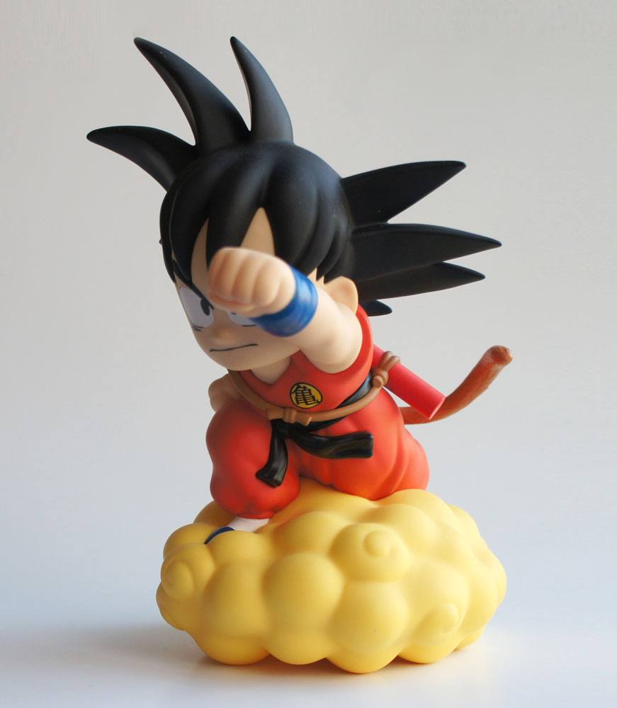 Plastoy Dragon Ball Chibi Coin Bank Son Goku on Flying Nimbus 22 cm | Makochan