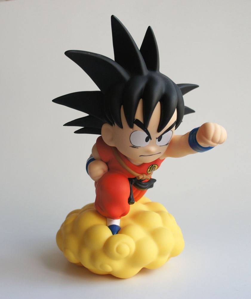 Plastoy Dragon Ball Chibi Coin Bank Son Goku on Flying Nimbus 22 cm | Makochan