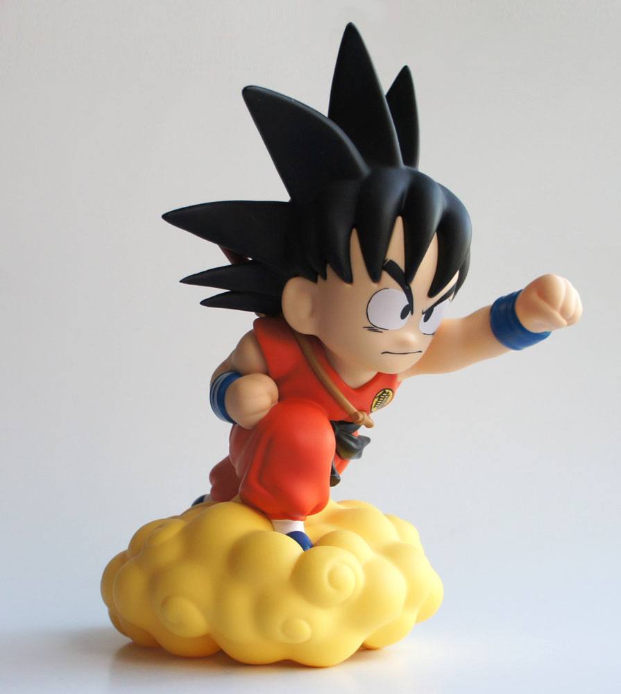 Plastoy Dragon Ball Chibi Coin Bank Son Goku on Flying Nimbus 22 cm | Makochan