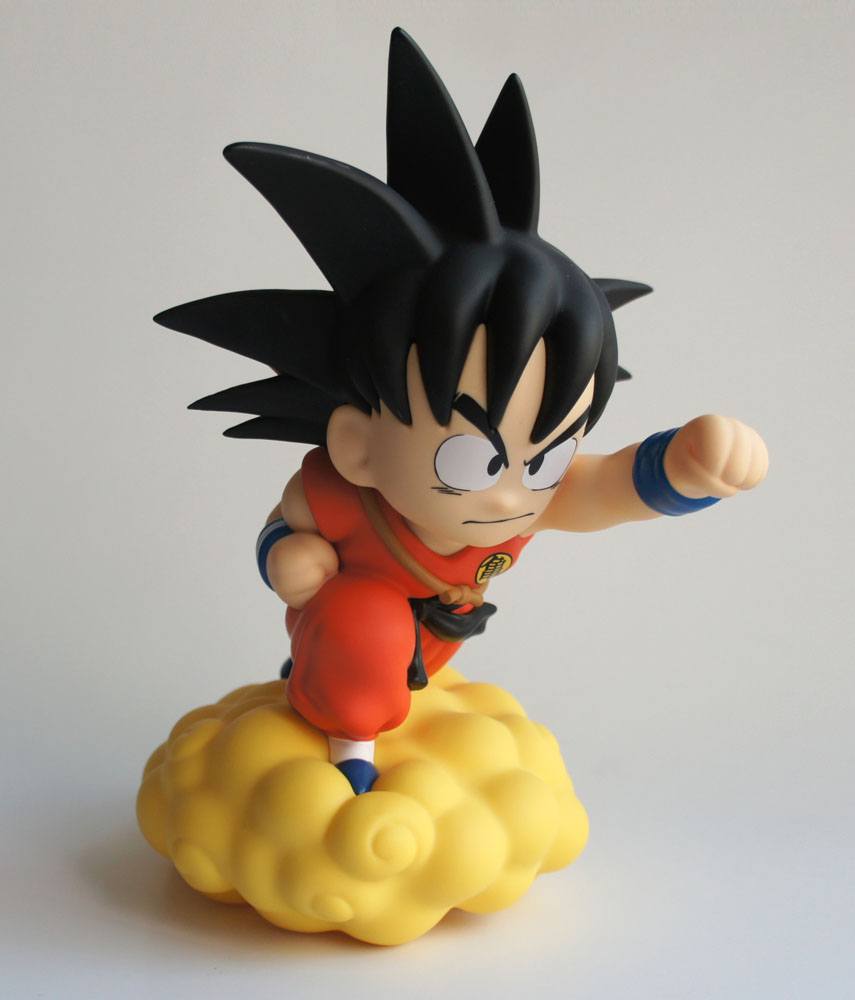 Plastoy Dragon Ball Chibi Coin Bank Son Goku on Flying Nimbus 22 cm | Makochan