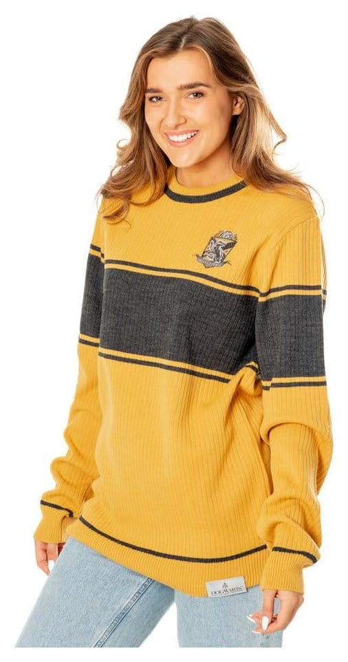 CID Harry Potter Kids Sweater Hufflepuff Varsity | Makochan
