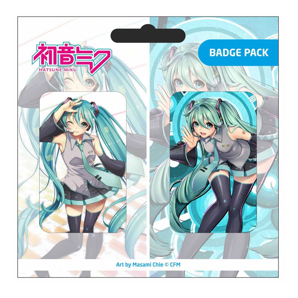 POPbuddies Hatsune Miku Pin Badges 2-Pack Set D | Makochan