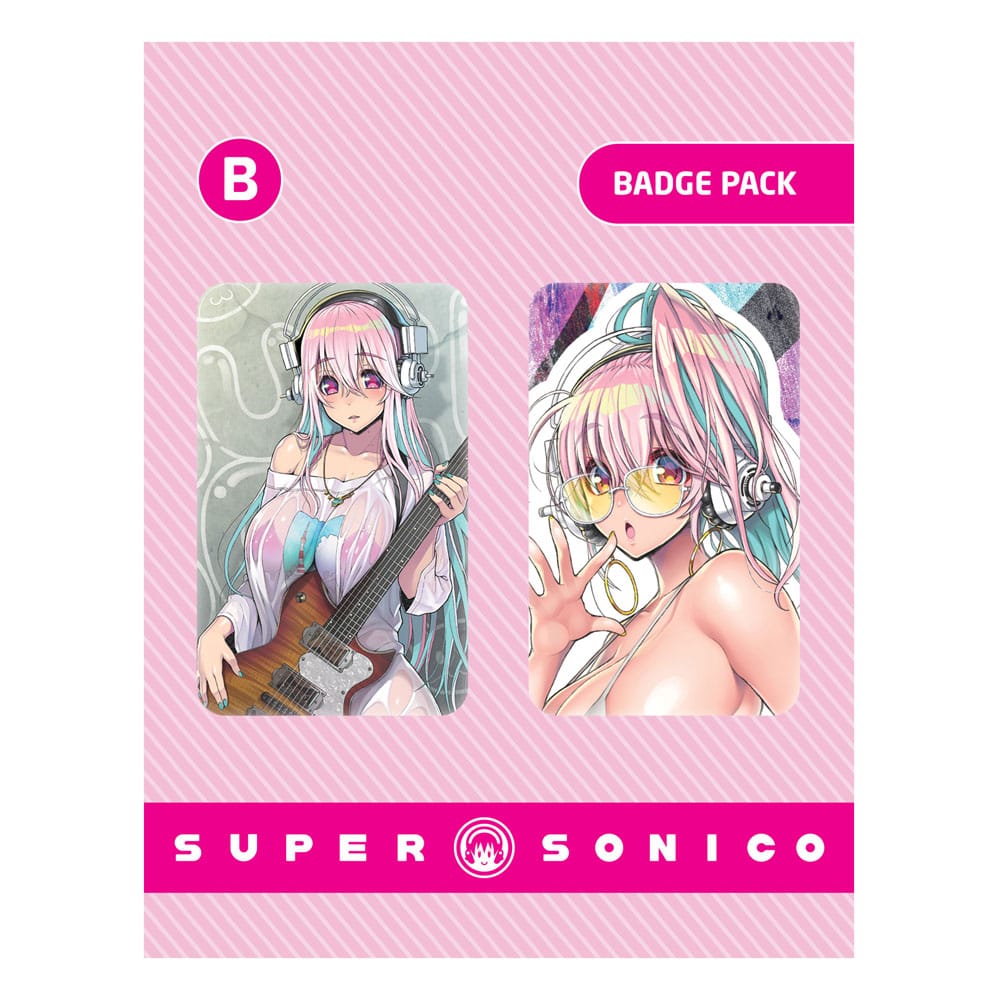 POPbuddies Super Sonico Pin Badges 2-Pack Set B | Makochan