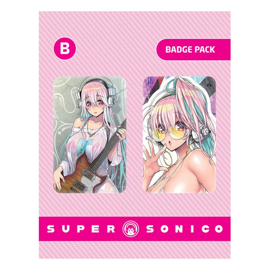 POPbuddies Super Sonico Pin Badges 2-Pack Set B | Makochan
