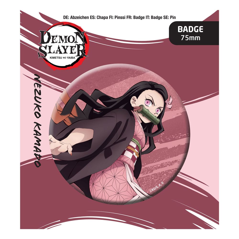 POPbuddies Demon Slayer: Kimetsu no Yaiba Pin Badge Nezuko Kamado | Makochan