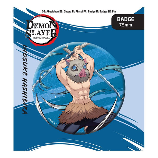 POPbuddies Demon Slayer: Kimetsu no Yaiba Pin Badge Inosuke Hashibira | Makochan