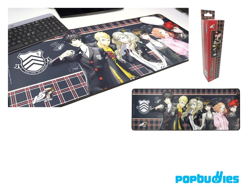 POPbuddies Persona Mousepad Shujin Academy 80 x 30 cm&nbsp | Makochan