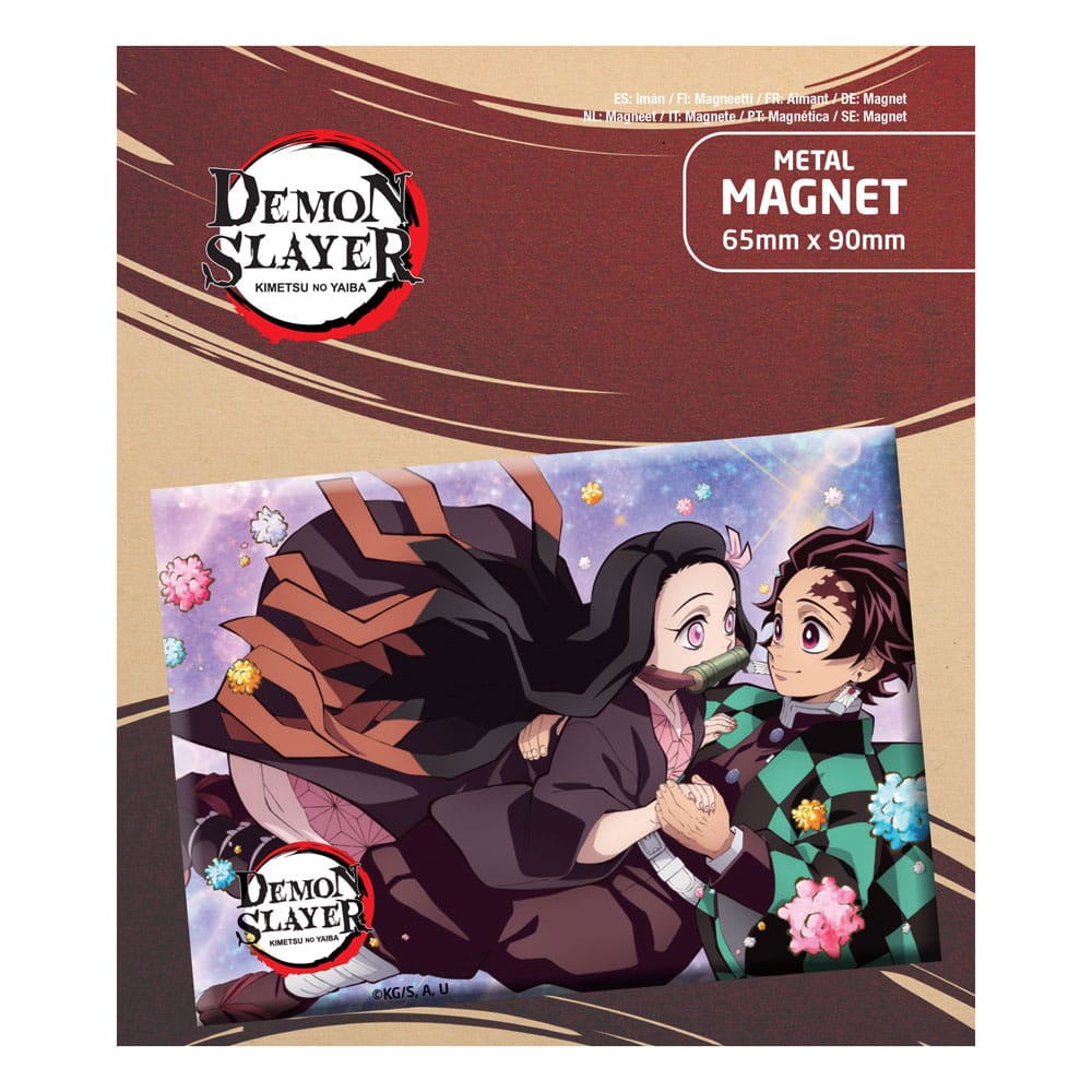 POPbuddies Demon Slayer: Kimetsu no Yaiba Fridge Magnet Tanjiro & Nezuko | Makochan
