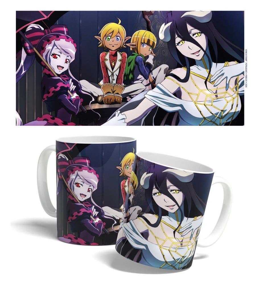 POPbuddies Overlord Mug Albedo, Aura, Mare & Shalltear 325 ml | Makochan
