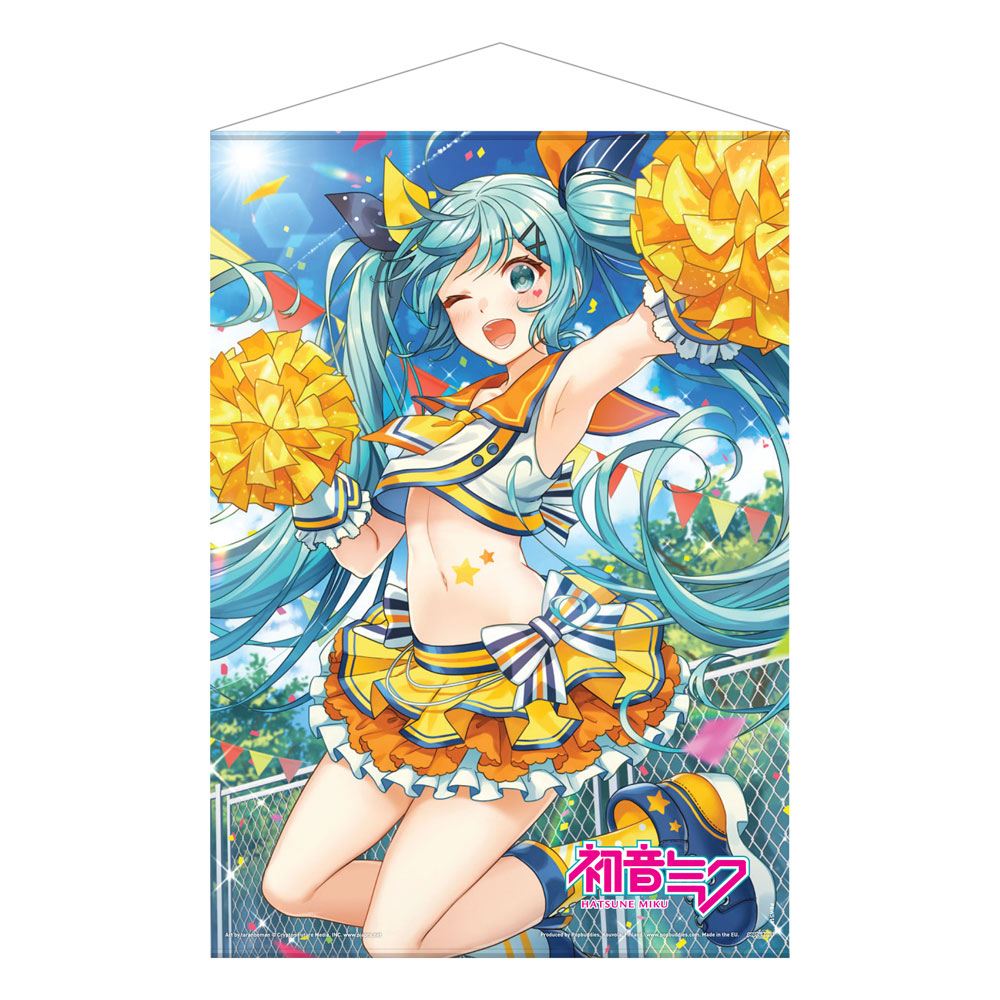 POPbuddies Hatsune Miku Wallscroll Cheerleader (Summer) 50 x 70 cm | Makochan