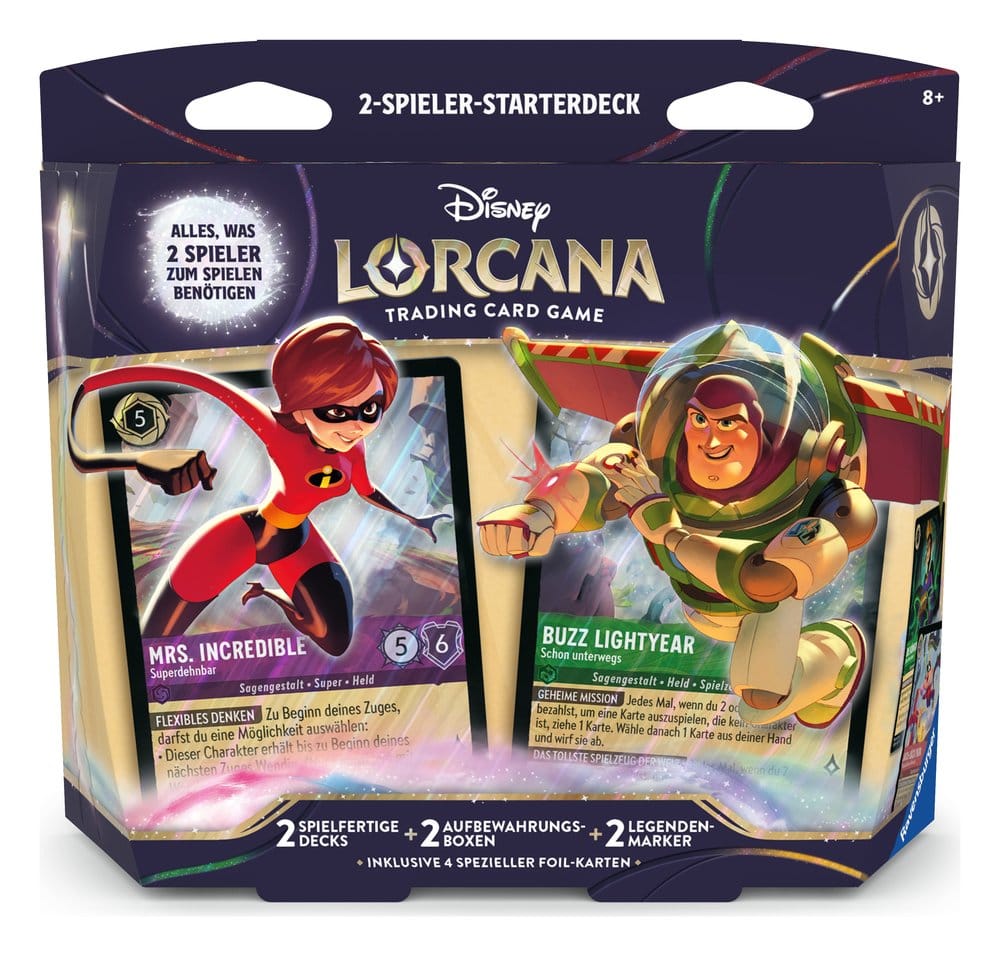 Ravensburger Disney Lorcana TCG 2-Player Starter Set *German Edition* | Makochan