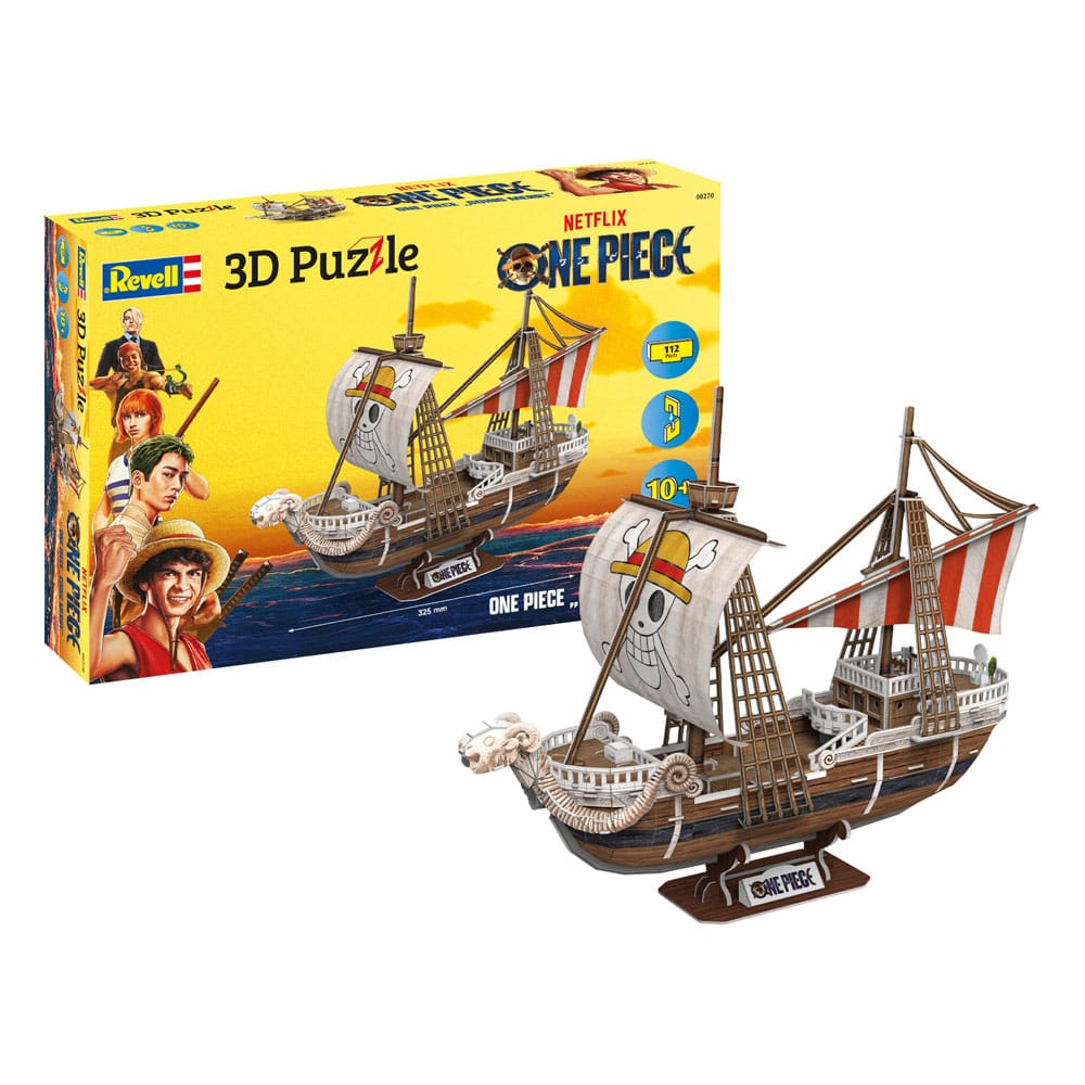 Revell One Piece 3D Puzzle Flying Lamb / Going Merry 32 cm | Makochan