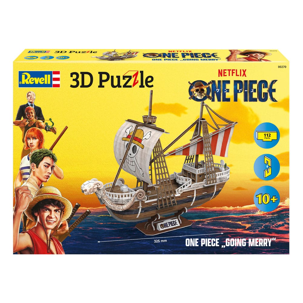 Revell One Piece 3D Puzzle Flying Lamb / Going Merry 32 cm | Makochan