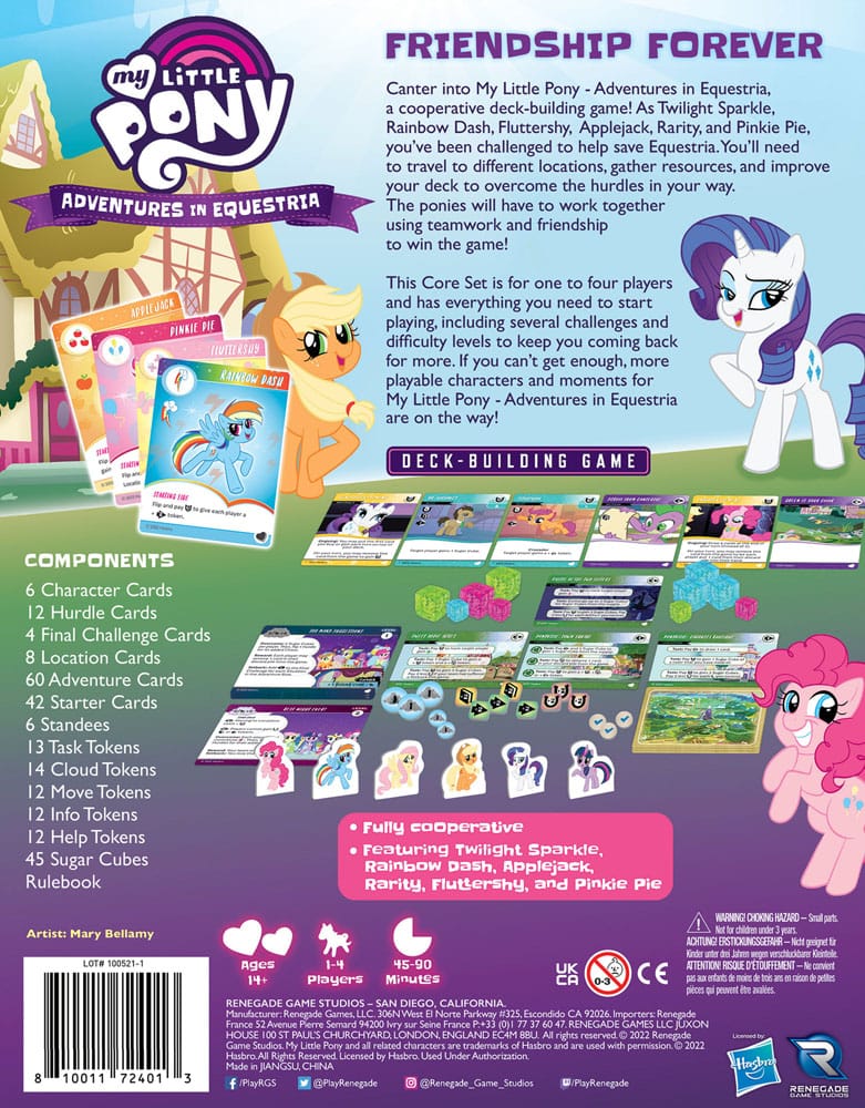 Renegade My Little Pony card game Deck-Building Adventures in Equestria *Englische Version* | Makochan