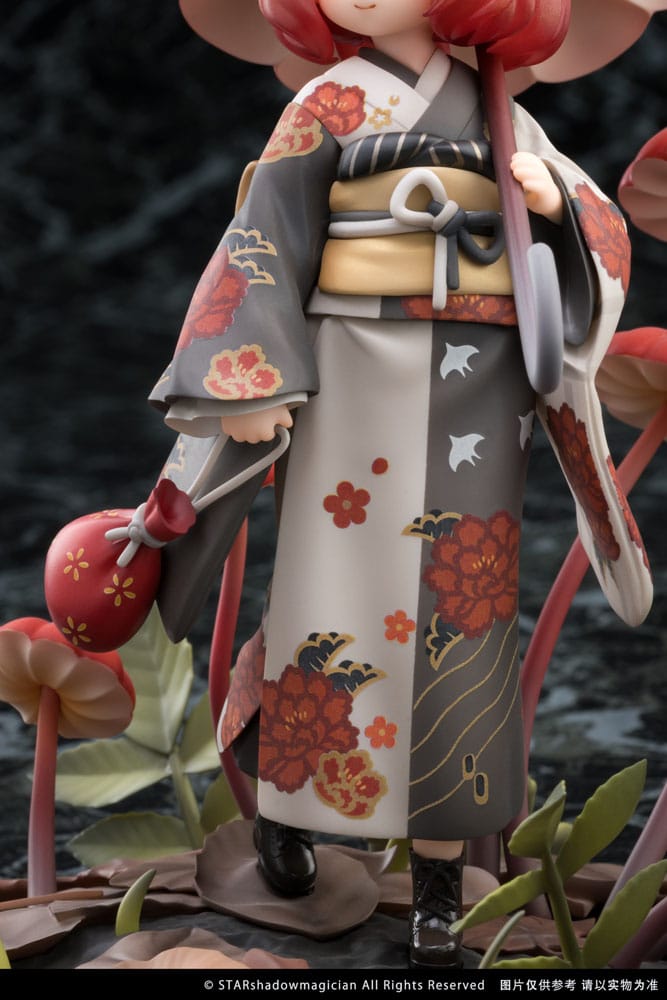 Reverse Studio The Mushroom Girls PVC Statue 1/1 No.6 Marasmius Haematocephalus 23 cm | Makochan