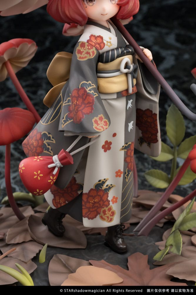 Reverse Studio The Mushroom Girls PVC Statue 1/1 No.6 Marasmius Haematocephalus 23 cm | Makochan