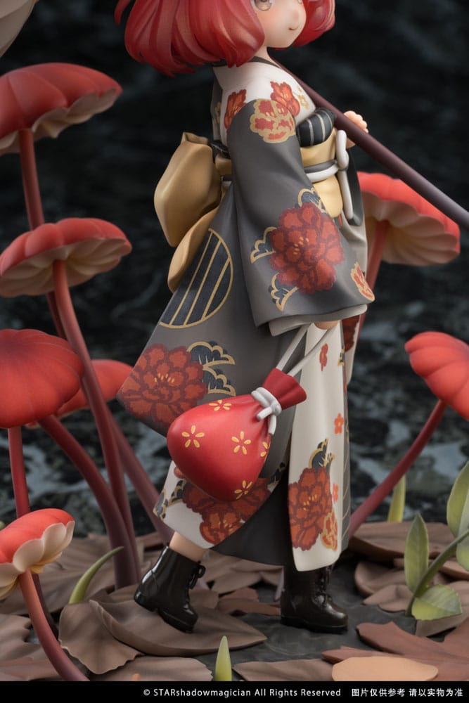 Reverse Studio The Mushroom Girls PVC Statue 1/1 No.6 Marasmius Haematocephalus 23 cm | Makochan