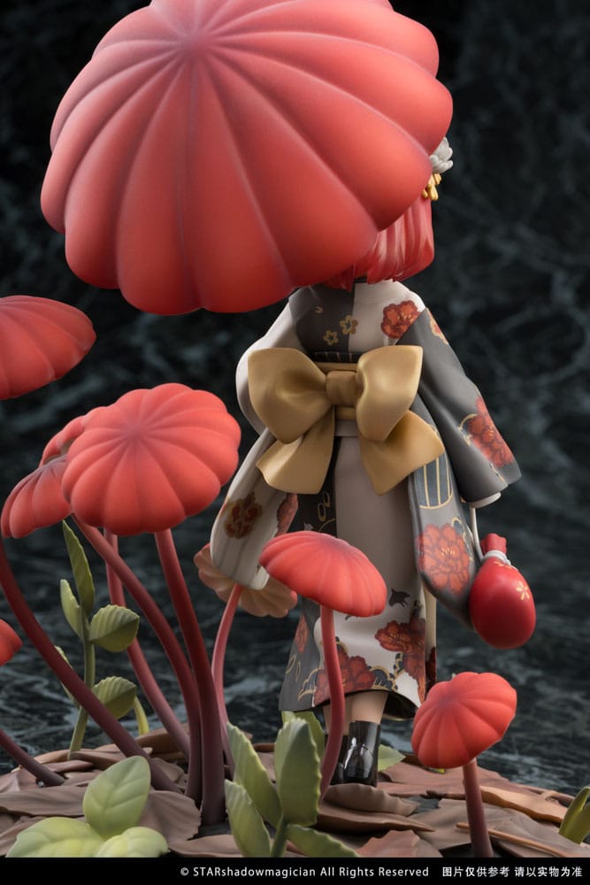 Reverse Studio The Mushroom Girls PVC Statue 1/1 No.6 Marasmius Haematocephalus 23 cm | Makochan