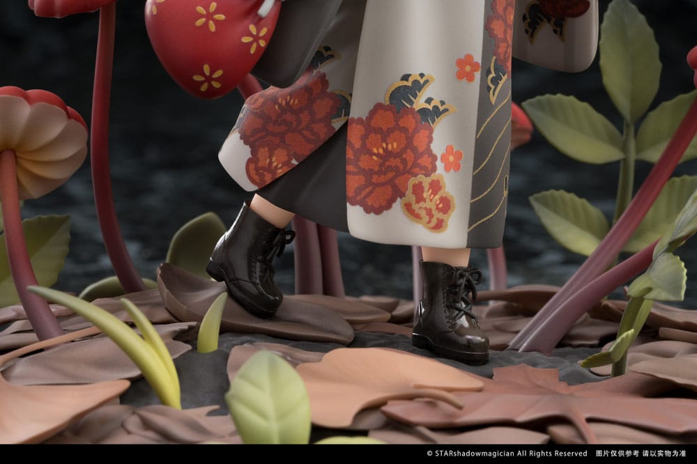 Reverse Studio The Mushroom Girls PVC Statue 1/1 No.6 Marasmius Haematocephalus 23 cm | Makochan