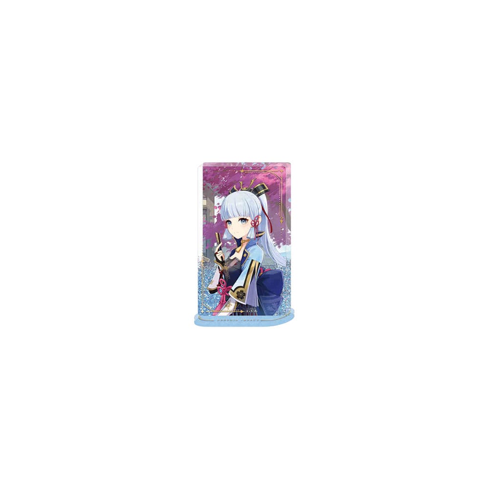 Sakami Merchandise Genshin Impact Acryl Ornament with Glitter: Kamisato Ayaka 11 cm | Makochan