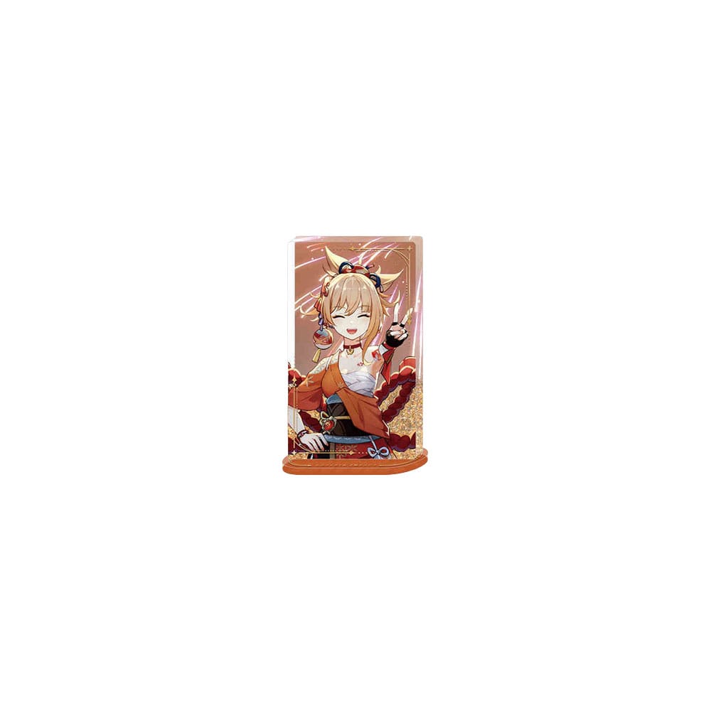 Sakami Merchandise Genshin Impact Acryl Ornament with Glitter: Yoimiya 11 cm | Makochan