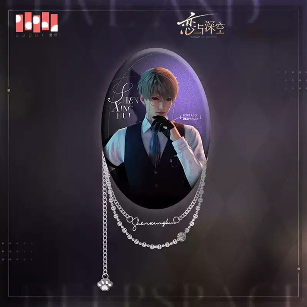 Sakami Merchandise Love and Deepspace Pin Badge Xavier 9 cm | Makochan